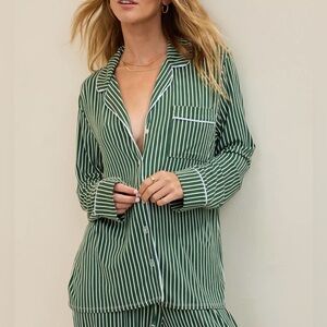 Aerie Real Soft® Pajama Shirt Green Small NWT IN PACKAGE
